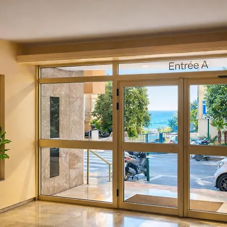 1 Min To Sea, Parking, Ac, Terrace, 15 Min Monaco 아파트